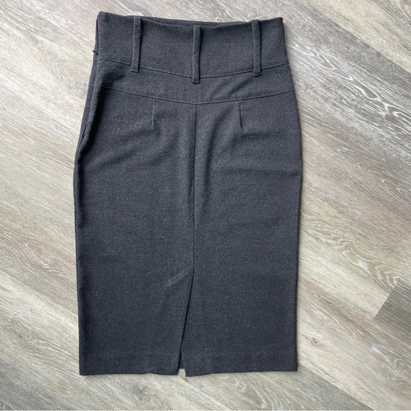 Pencil MIdi Skirt Dark Gray Size S | Business | Office - Picture 7 of 8